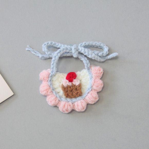 Small/Medium plush crochet bibs clothes outfits - MXM-56 - Picture 1 of 1